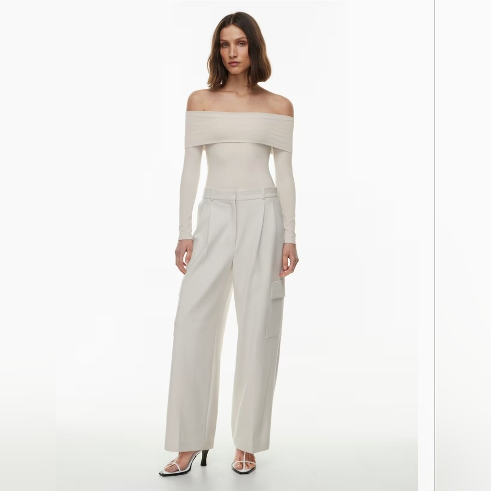NWT Aritzia Cream Contour Bodysuit Size XL - Picture 2 of 7
